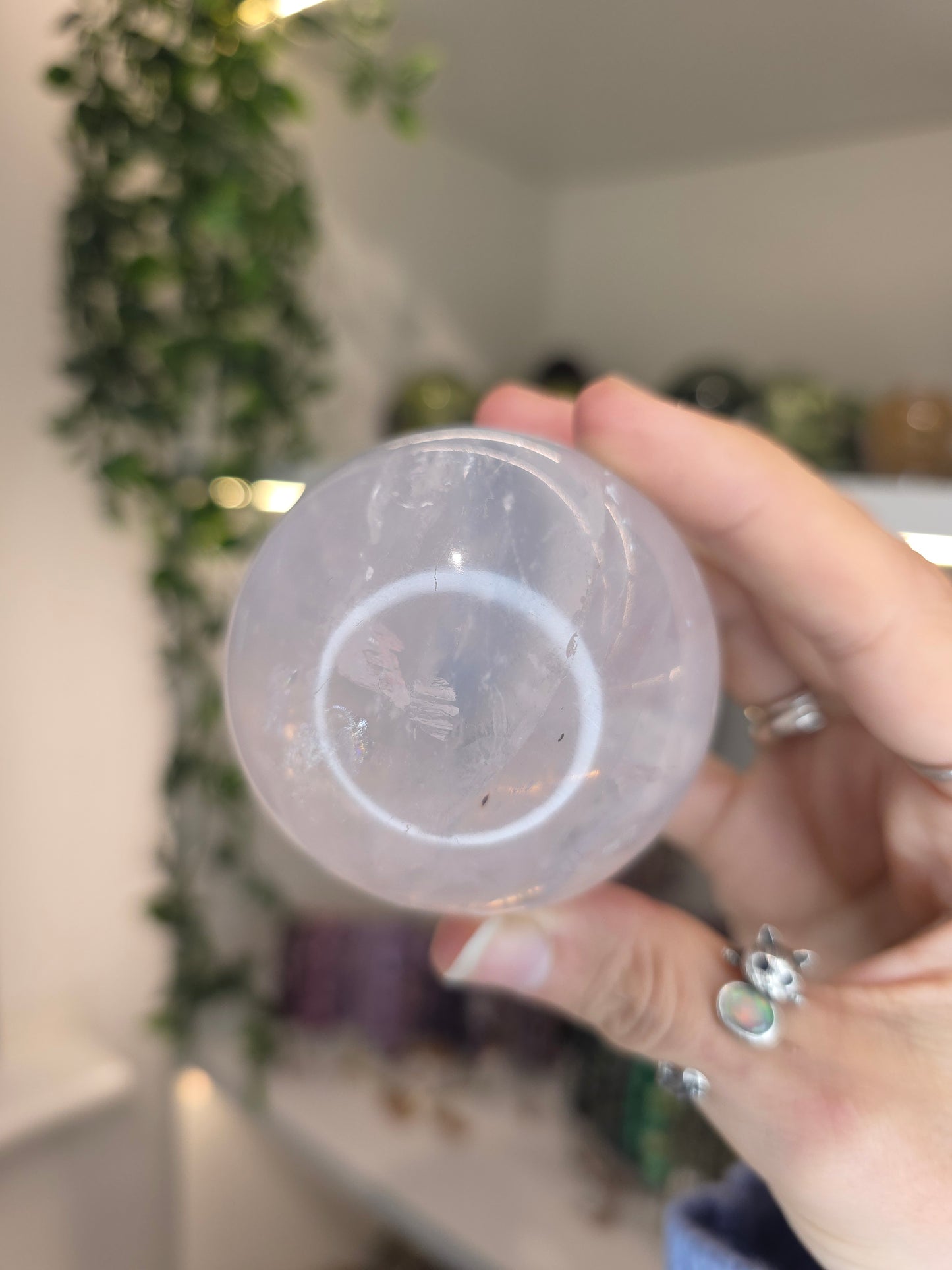 Star Line Rose Quartz Sphere D