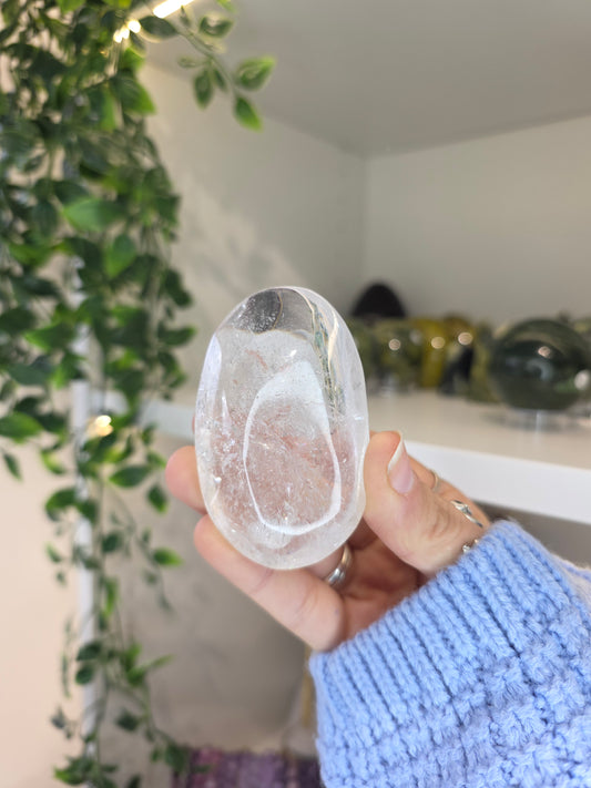 Large Clear Quartz Palms