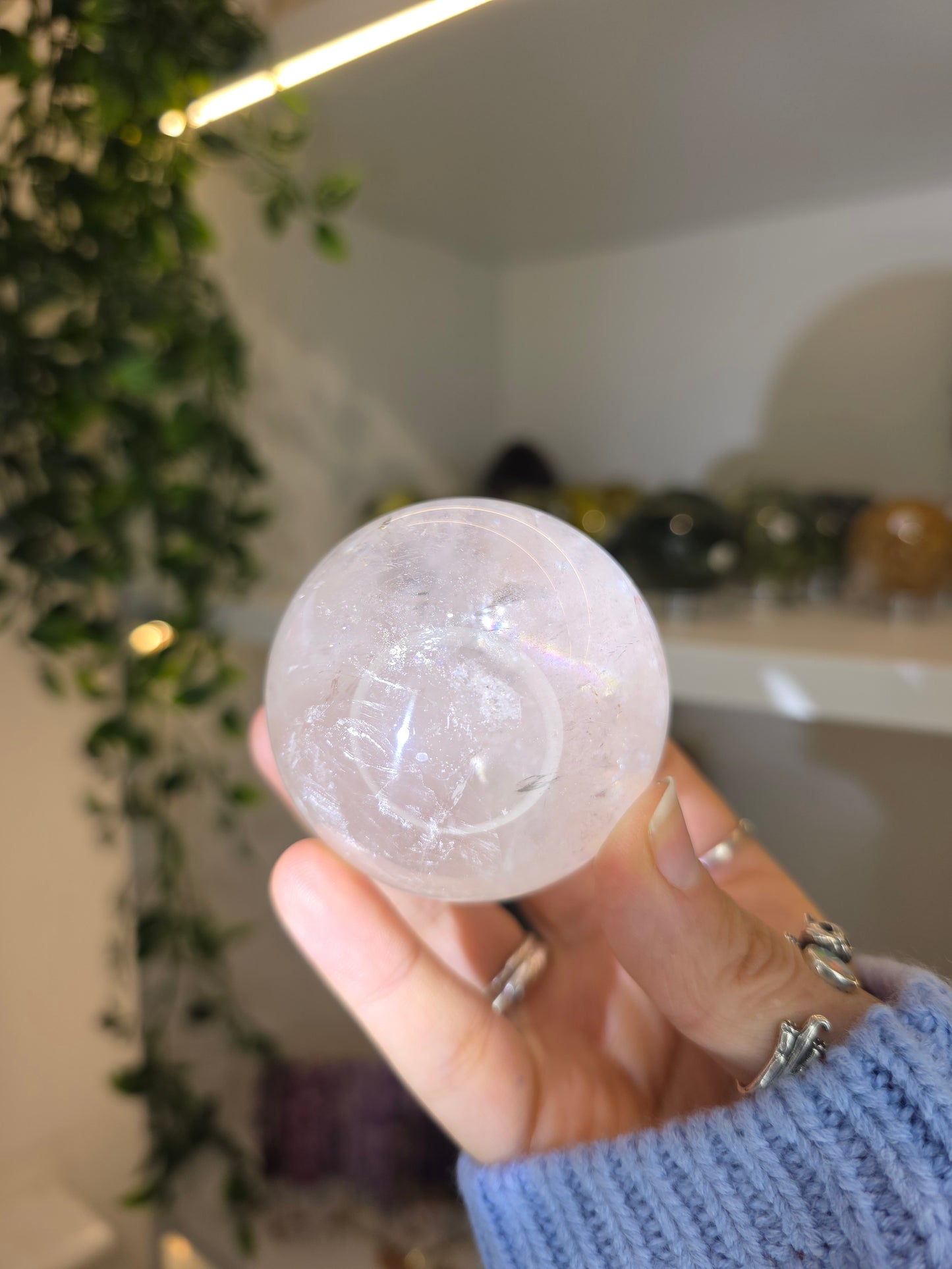 Pink Azeztulite Sphere C