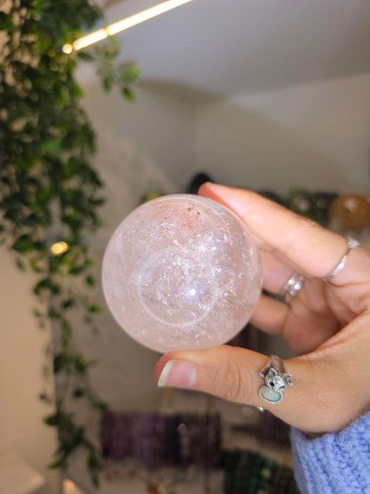Pink Azeztulite Sphere A