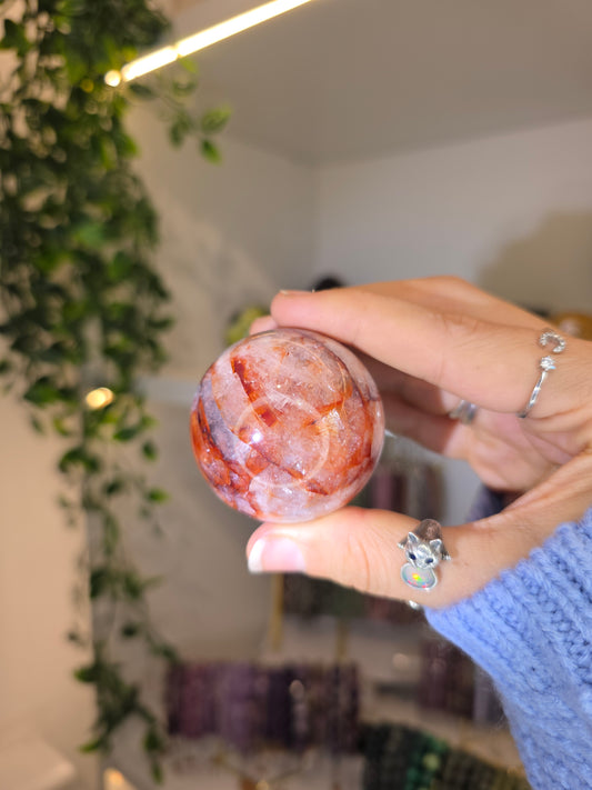Fire Quartz Sphere D