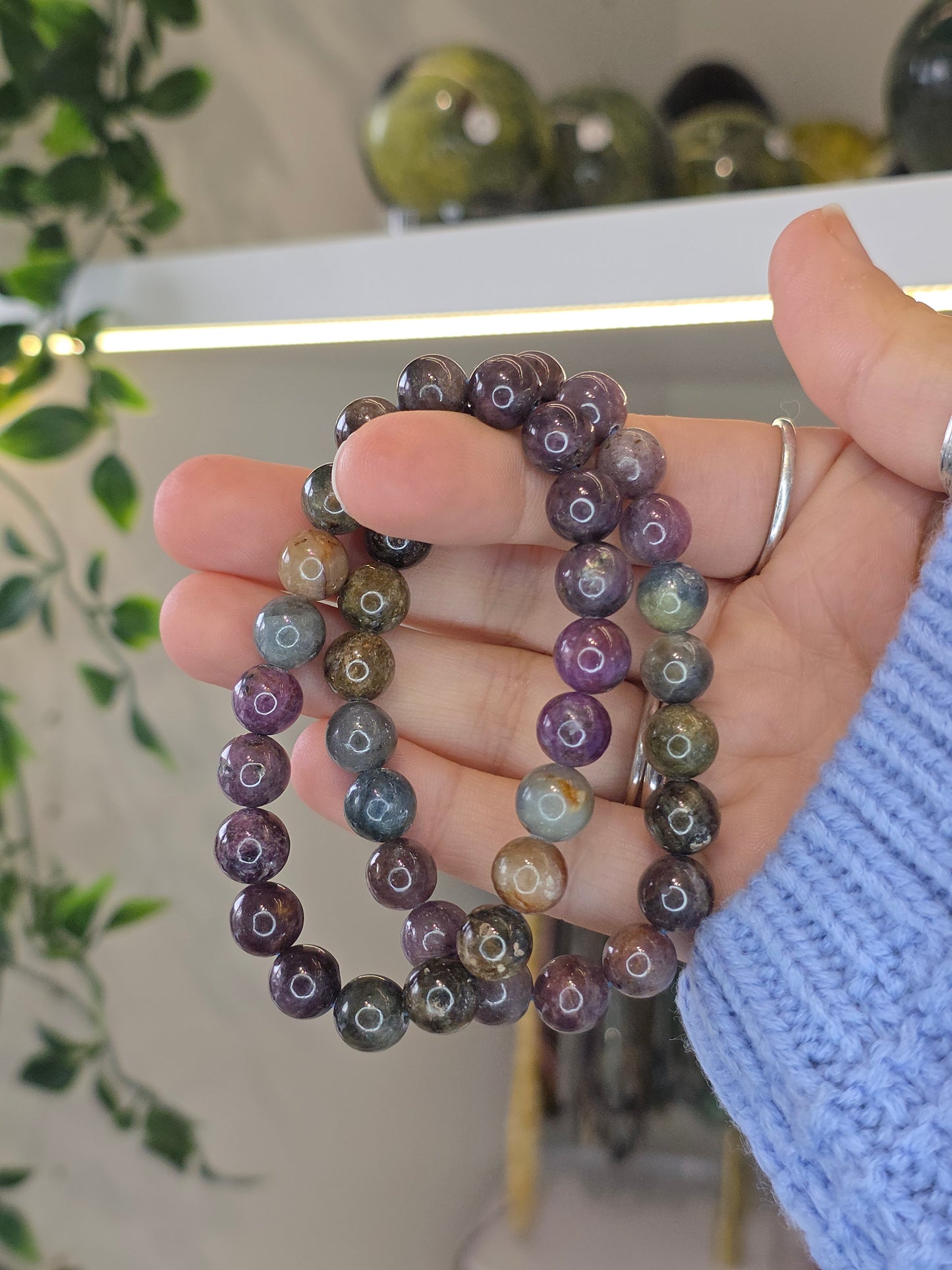 Ruby Sapphire Bracelet 8.5mm