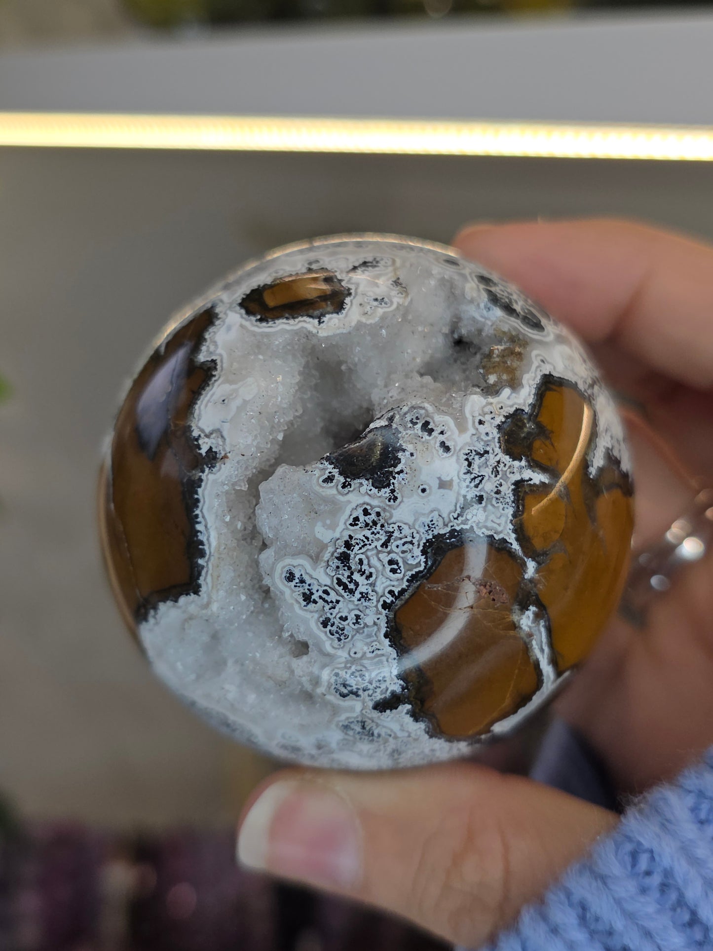 Indonesian Brecciated Jasper Sphere A