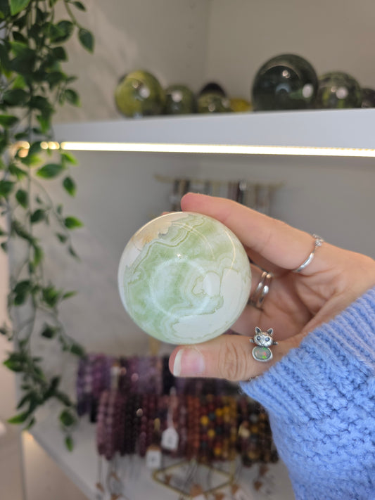Indonesian Green Maligano Jasper Spheres