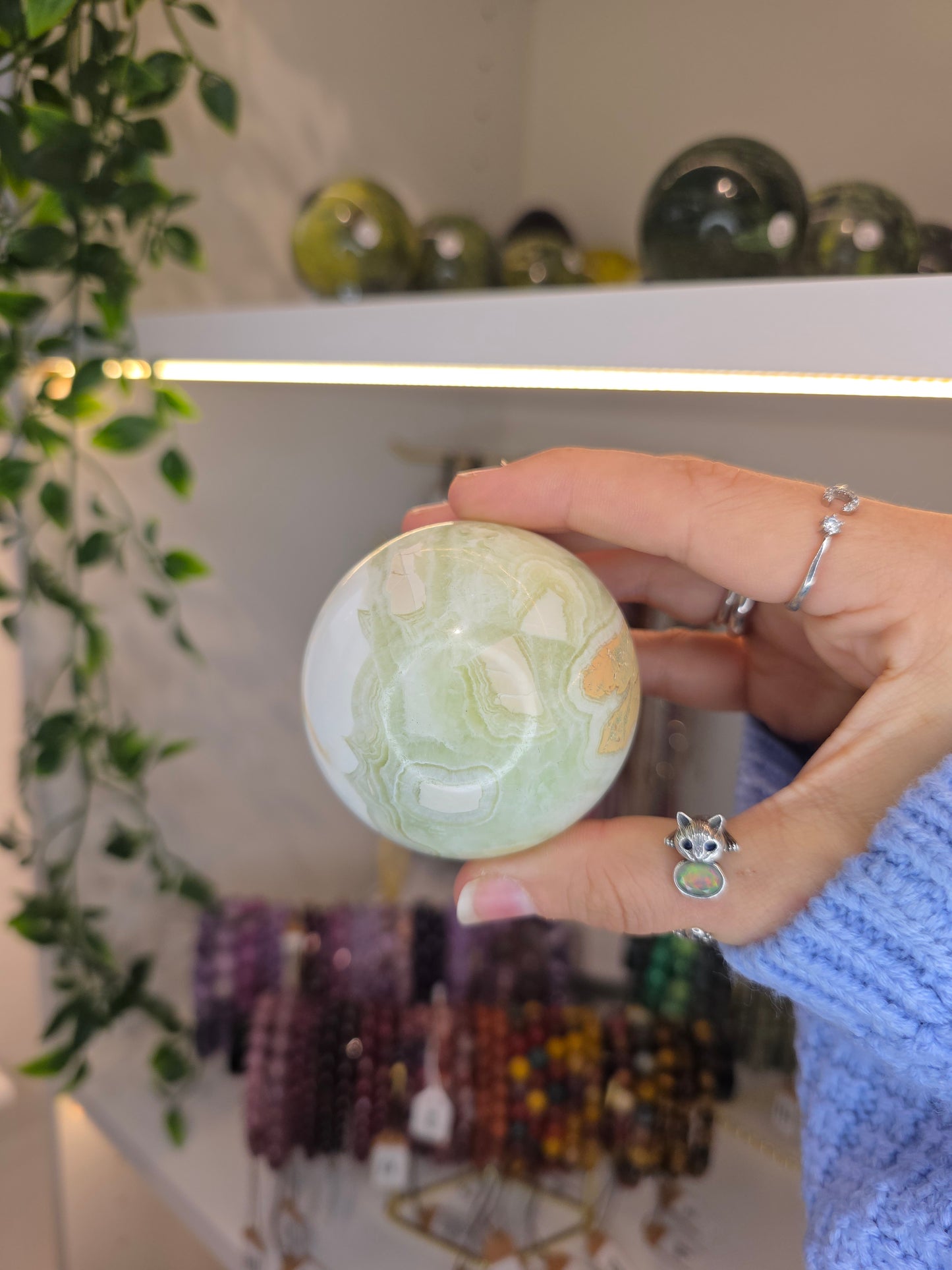 Indonesian Green Maligano Jasper Spheres