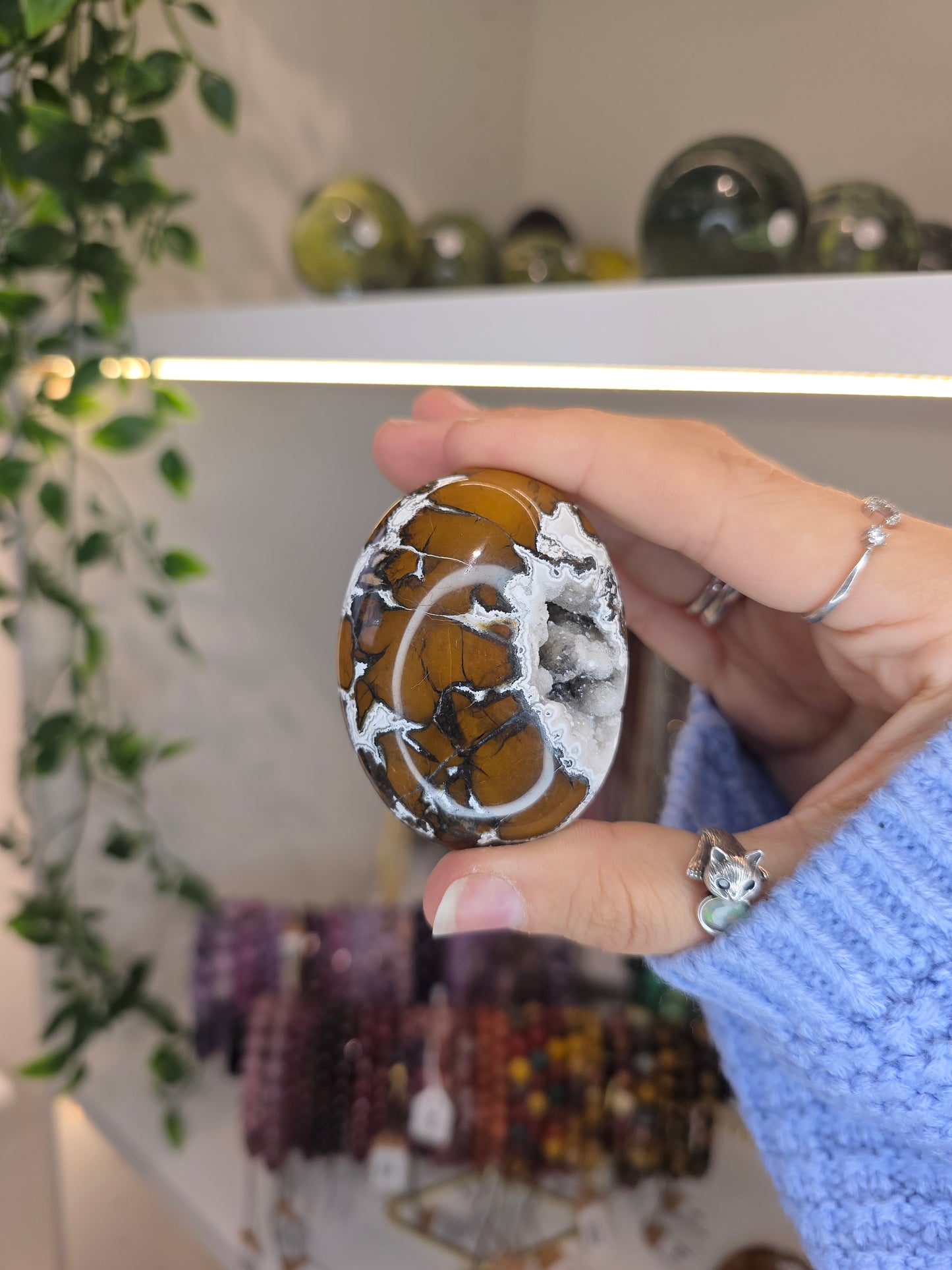 Indonesian Brecciated Jasper Palm Stones
