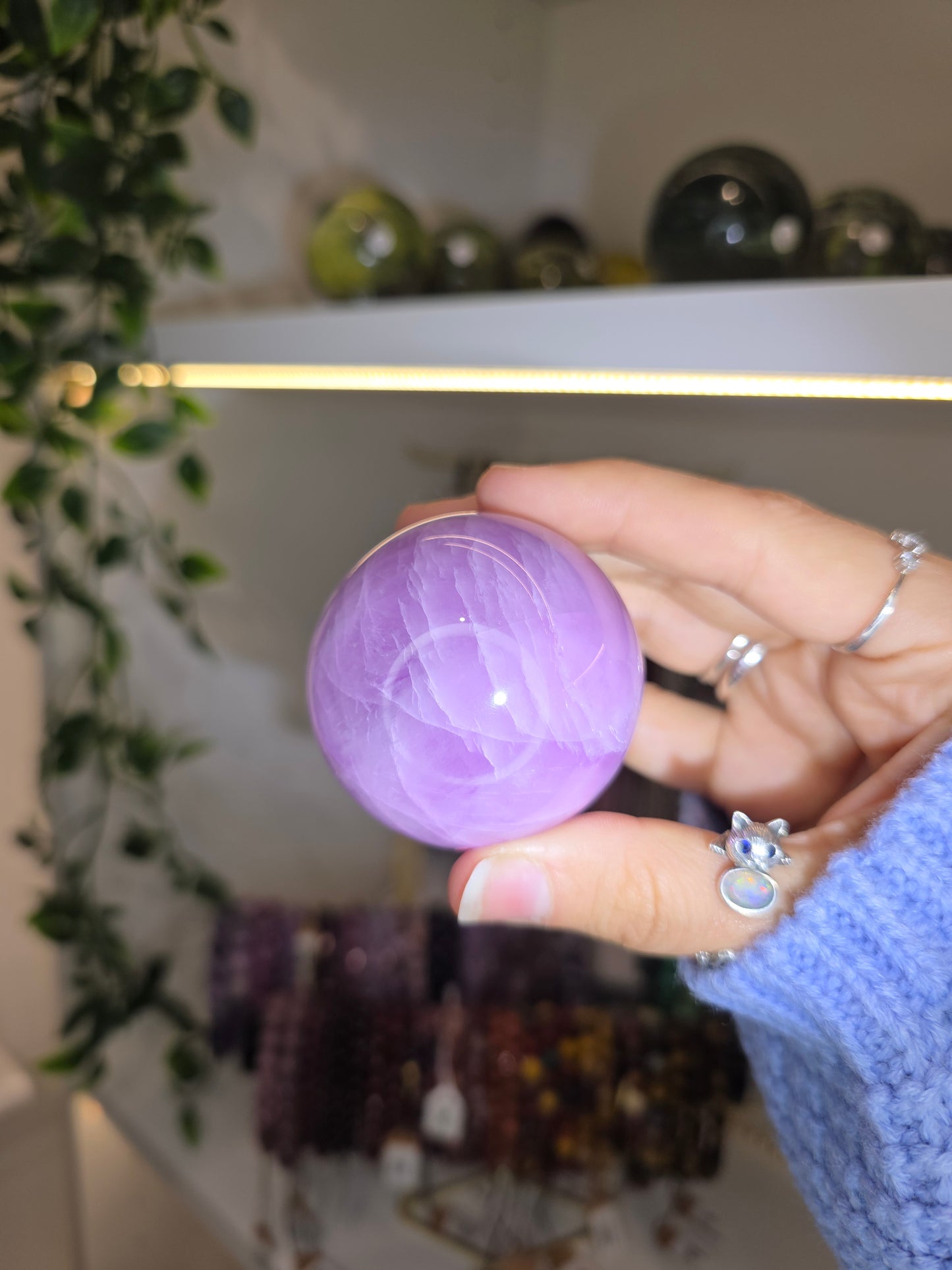 Kunzite Sphere E