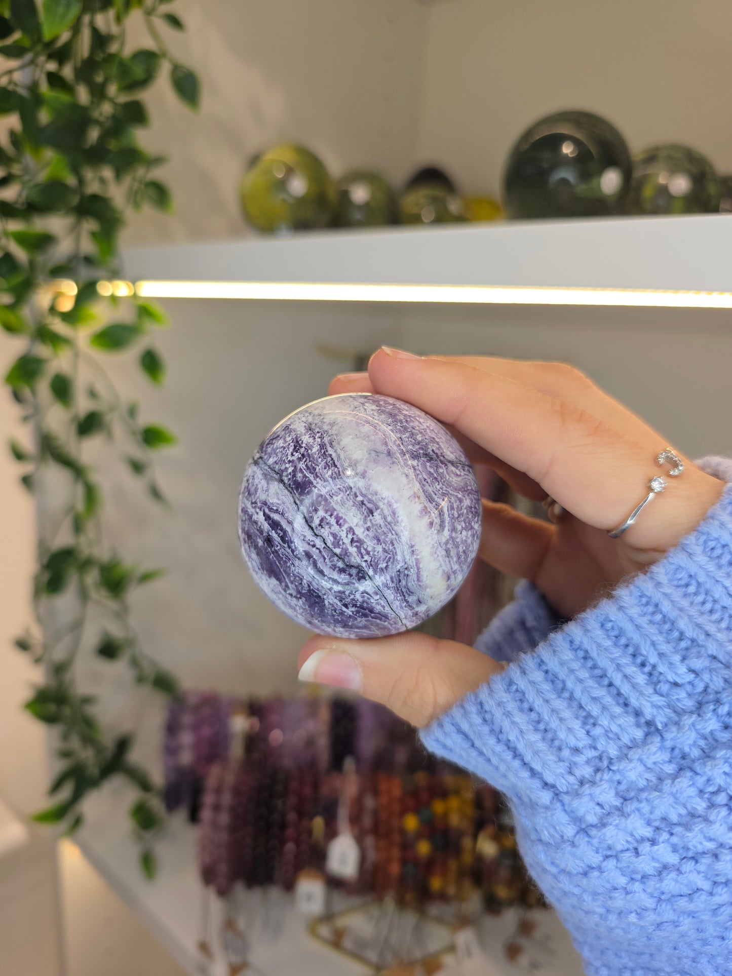 'Purple Malachite' Sphere C