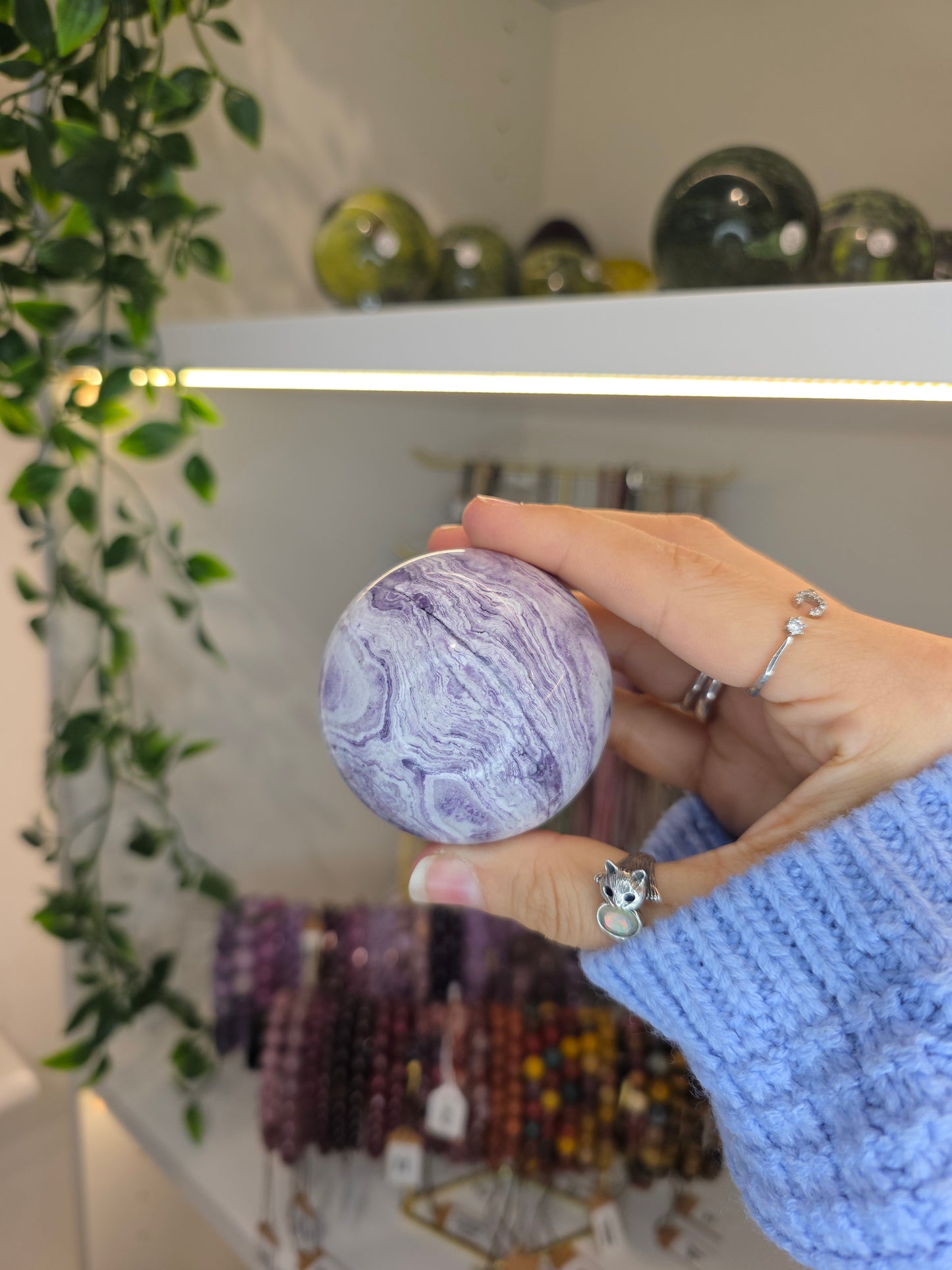 'Purple Malachite' Sphere N