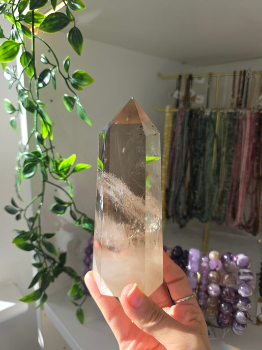 Natural Smokey Citrine Tower from Brazil B
