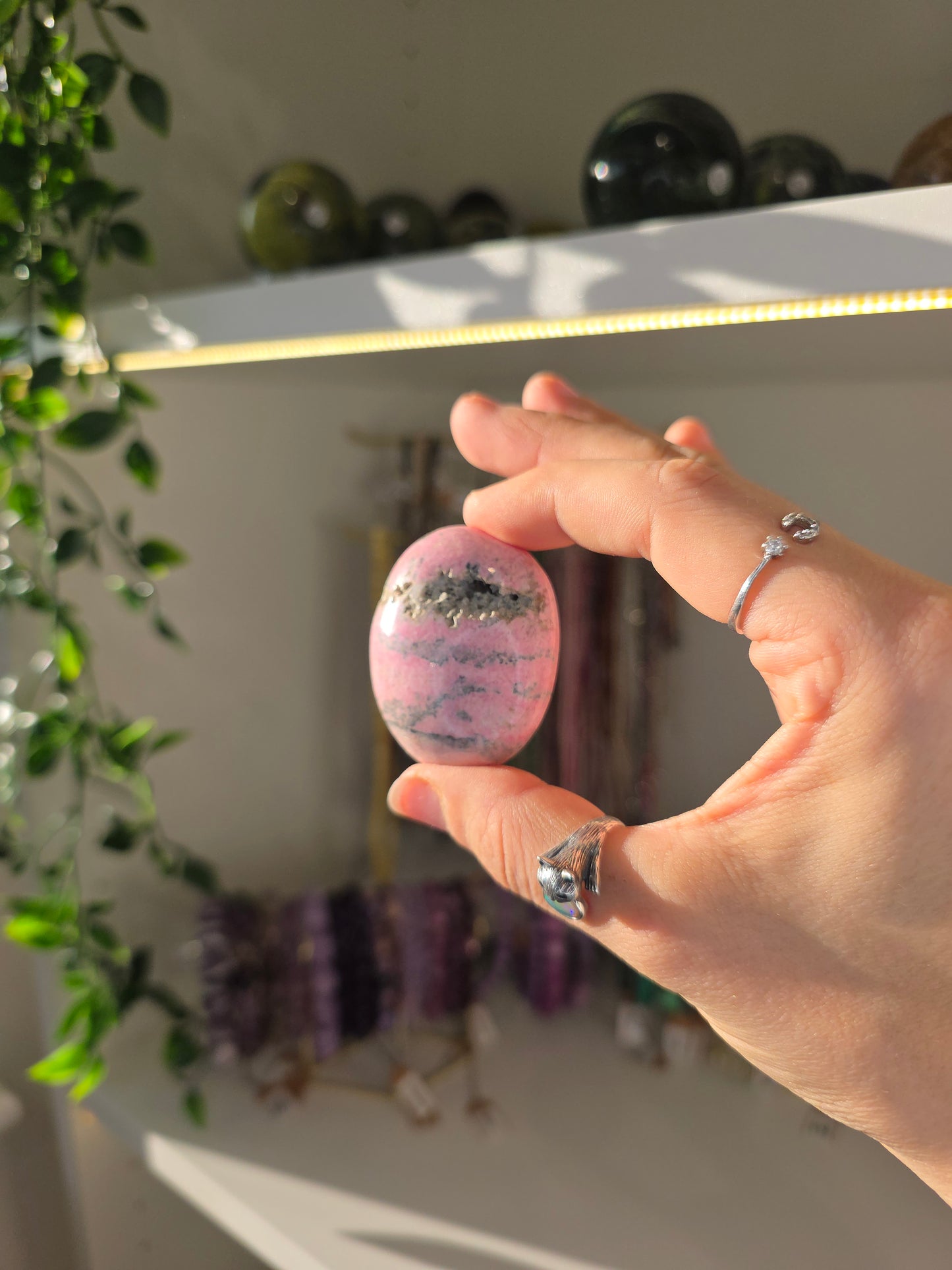 Peruvian Rhodonite Palms