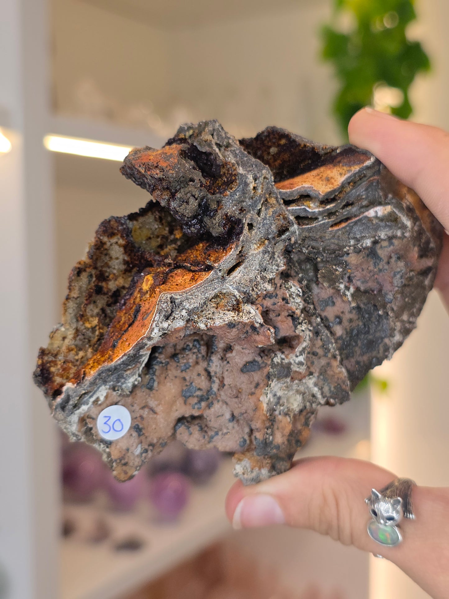 Hemimorphite, Smithsonite with Goethite Specimen Santa Eulalia, Chihuahua, Mexico - D