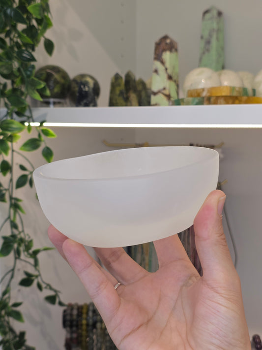 Selenite Round Bowl