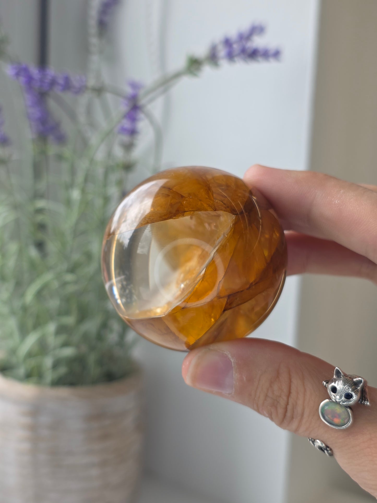 High Quality Golden Healer Sphere from Brazil - A