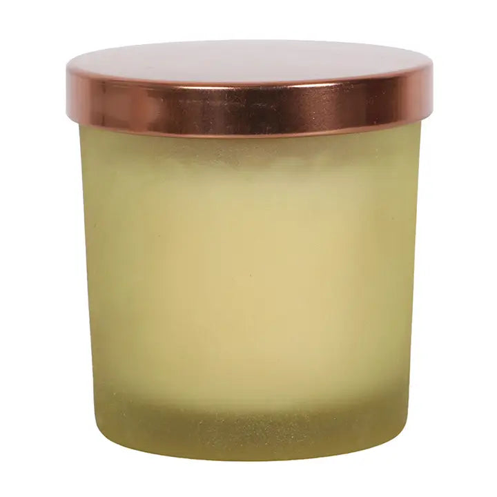 New Moon Wild Orange Manifestation Candle with Clear Quartz - MAS3439/41