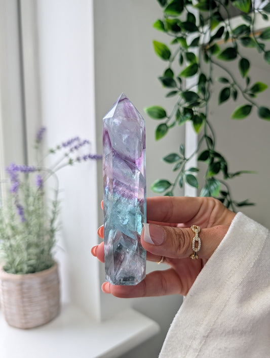 Gemmy Fluorite Towers from China