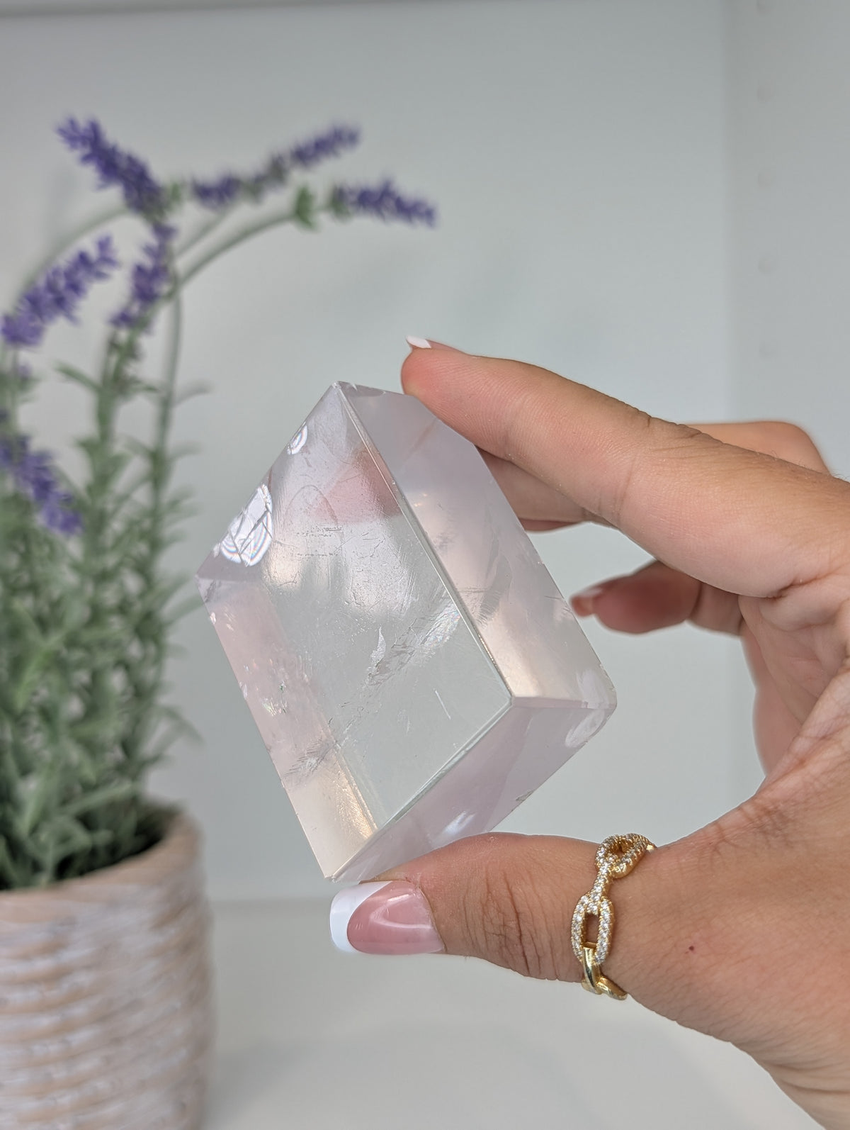 Lavender Optical Calcite from Madagascar