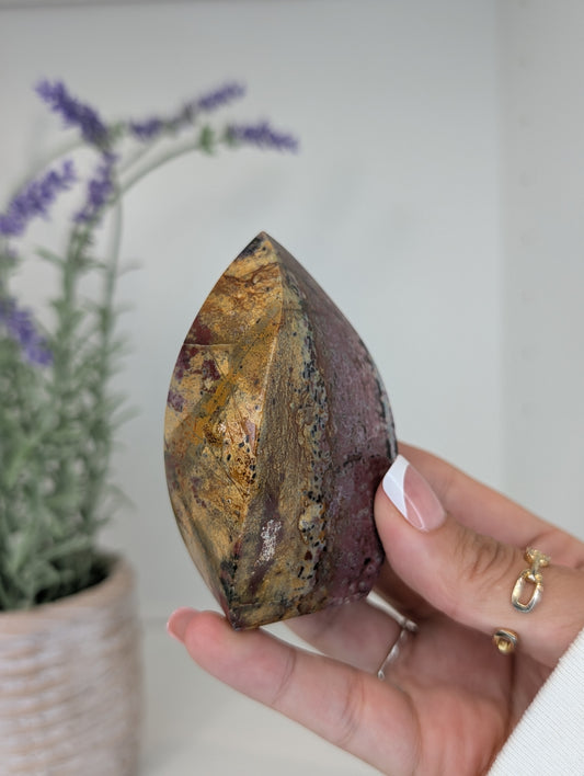 Unicorn Jasper Freeform Flames from India