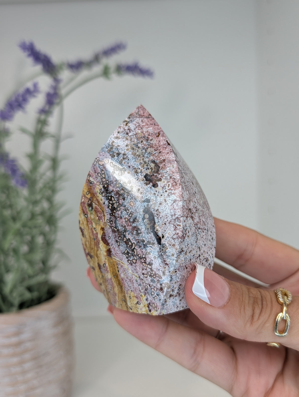 Unicorn Jasper Freeform Flames from India
