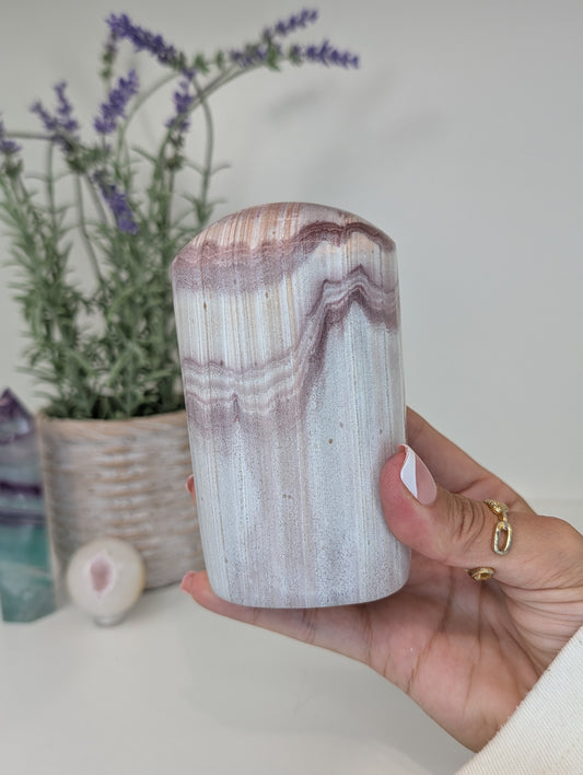 Pink Banded Rhyolite Freeform from Utah, USA