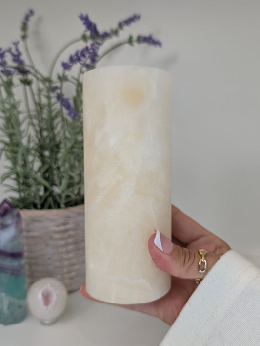 Mexican Banded Honey Onyx Calcite Vases
