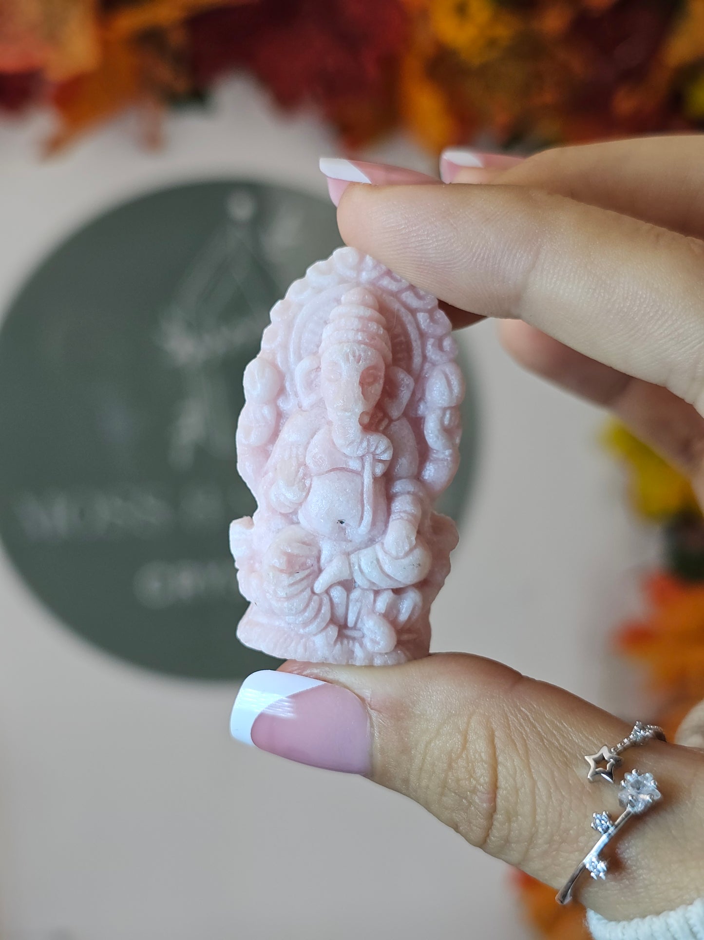 Pink Opal Ganesh - MAS1381