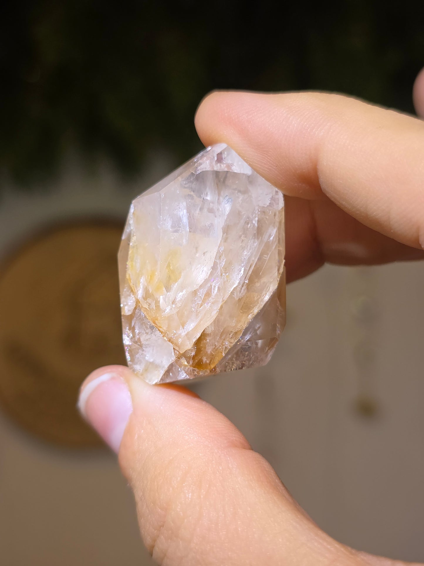 Rose Quartz with Golden Healer Freeform B