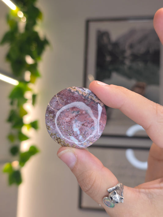 Madagascan Sea Jasper Buttons