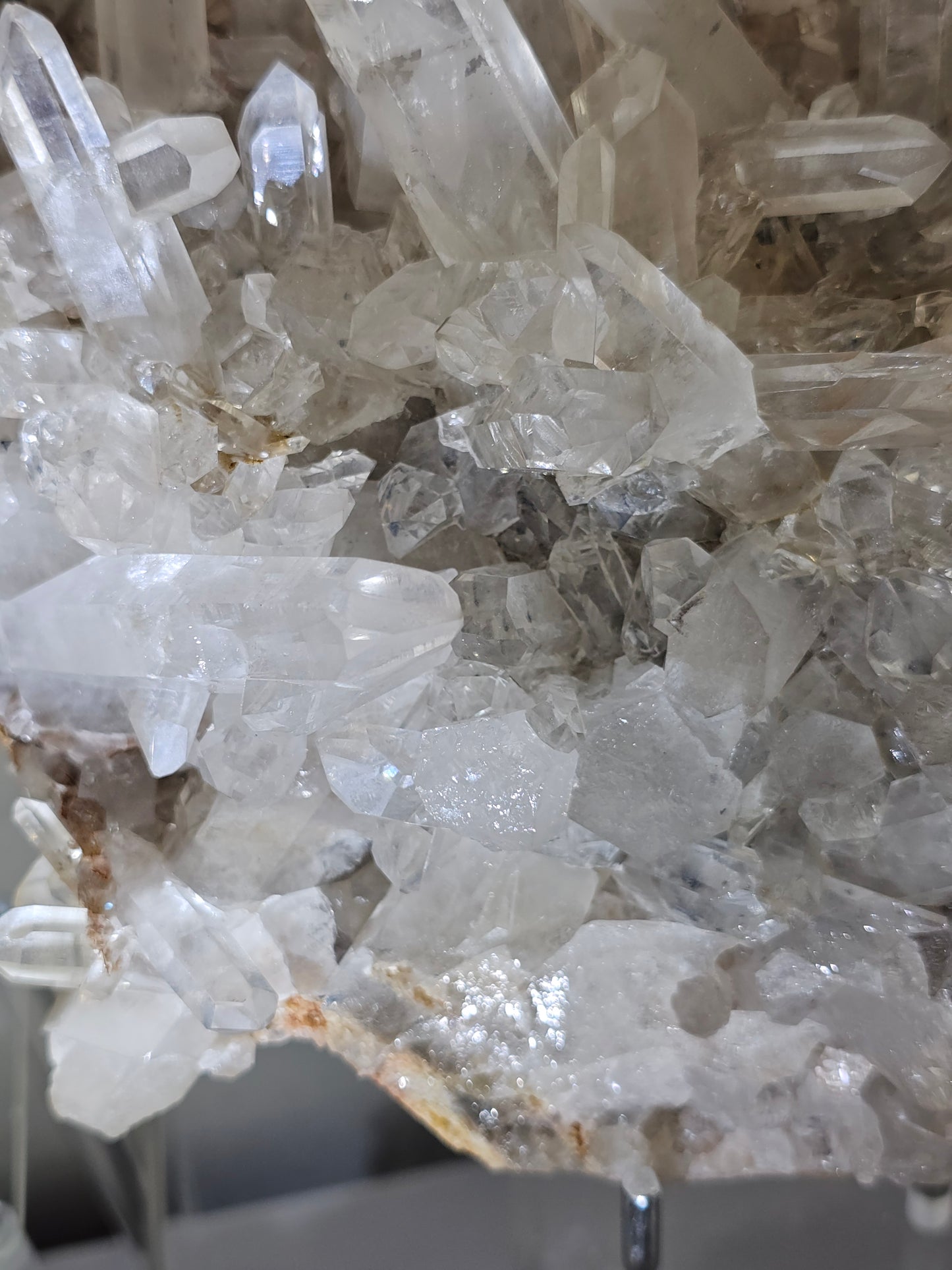 Clear Quartz Cluster from Arkansas, USA - MAS3516