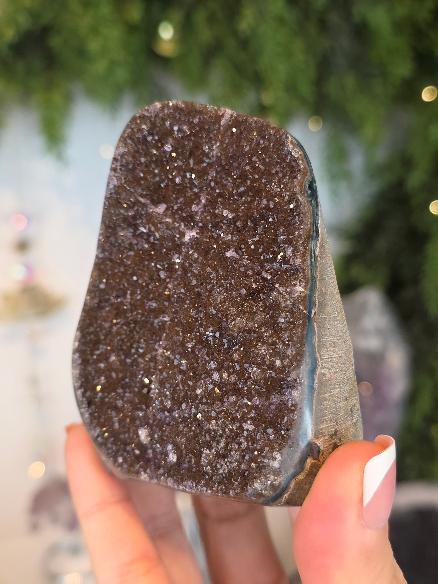 Brown Sugar Amethyst Cut Base from Brazil - MAS6063