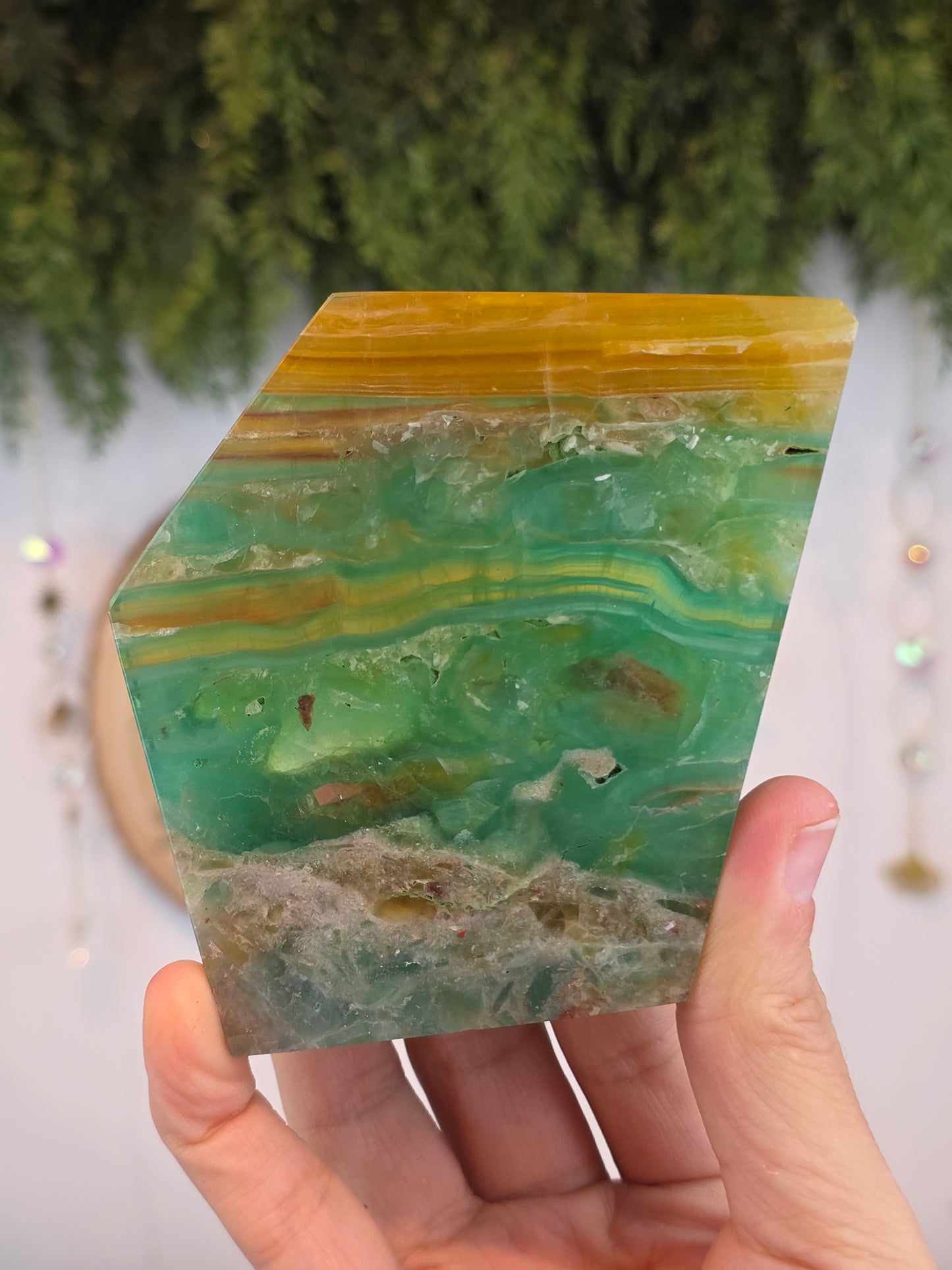 Pineapple Fluorite Slabs