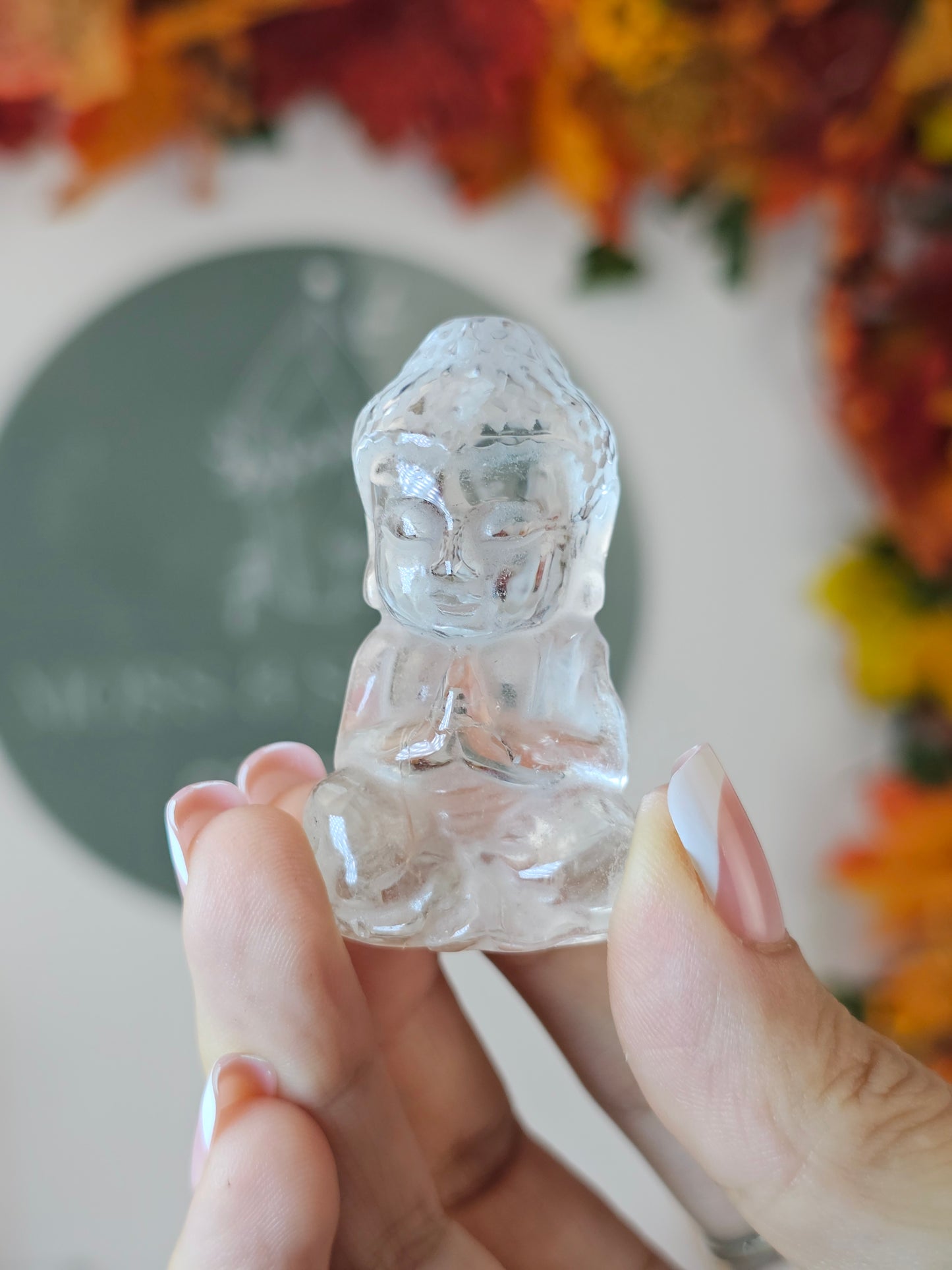 Clear Quartz Buddha - MAS1277