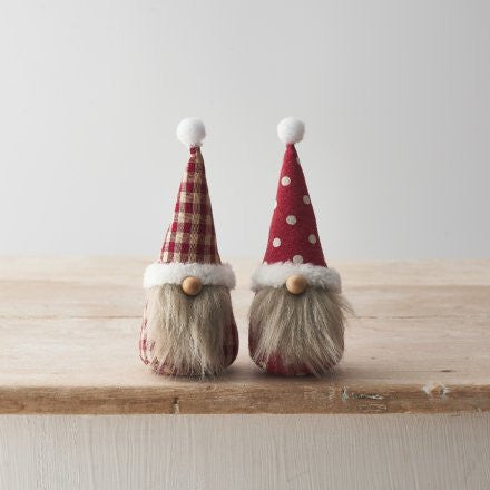 Red Patterned Fabric Gonk - MAS3473/78