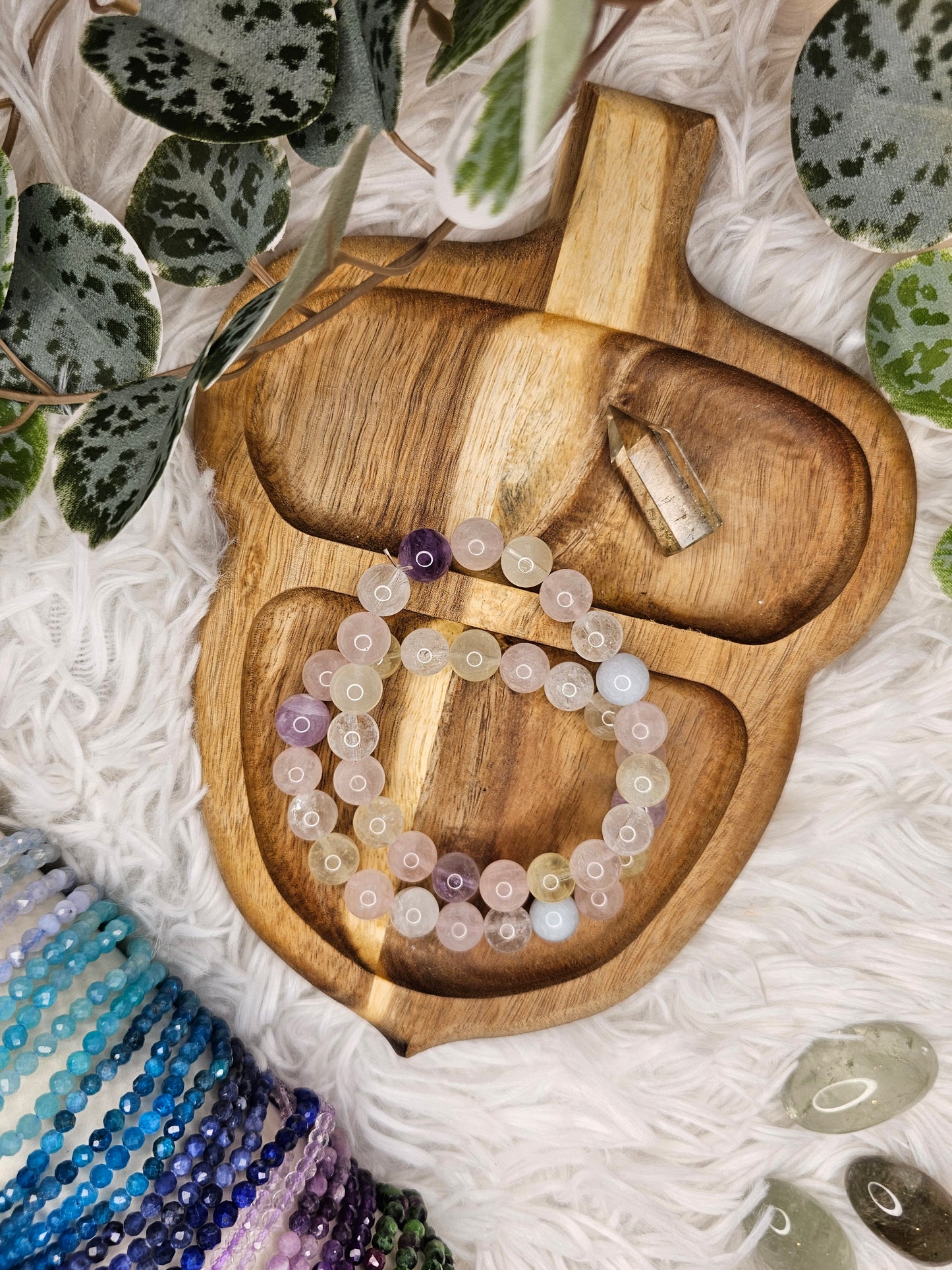 11mm Mixed Bead Bracelet - MAS0997