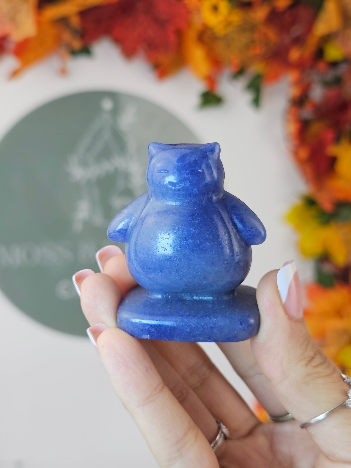 Blue Aventurine Snorlax Pokémon - MAS1340