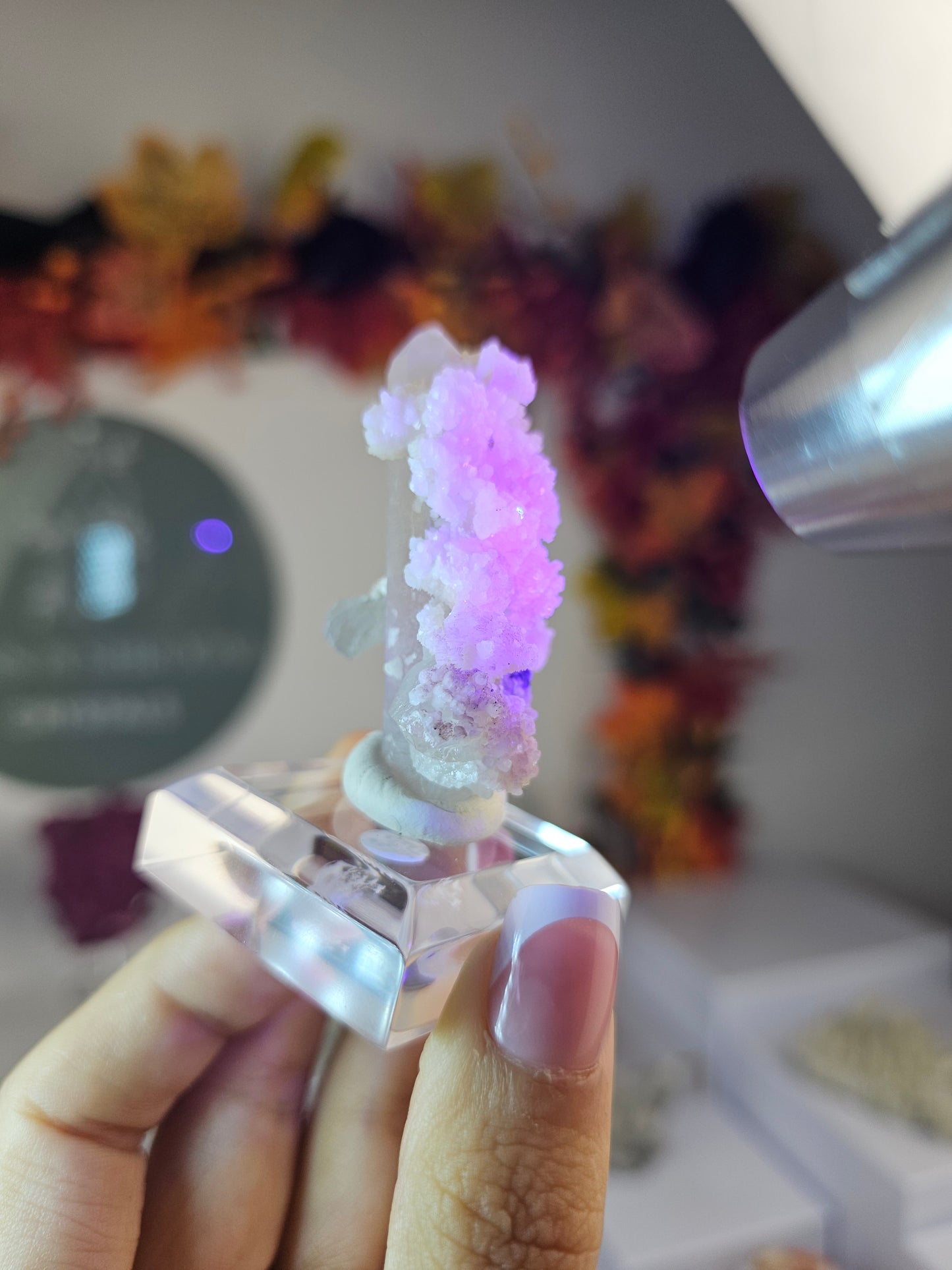 Candle Quartz with Pink Calcite from Inner Mongolia - MAS2999