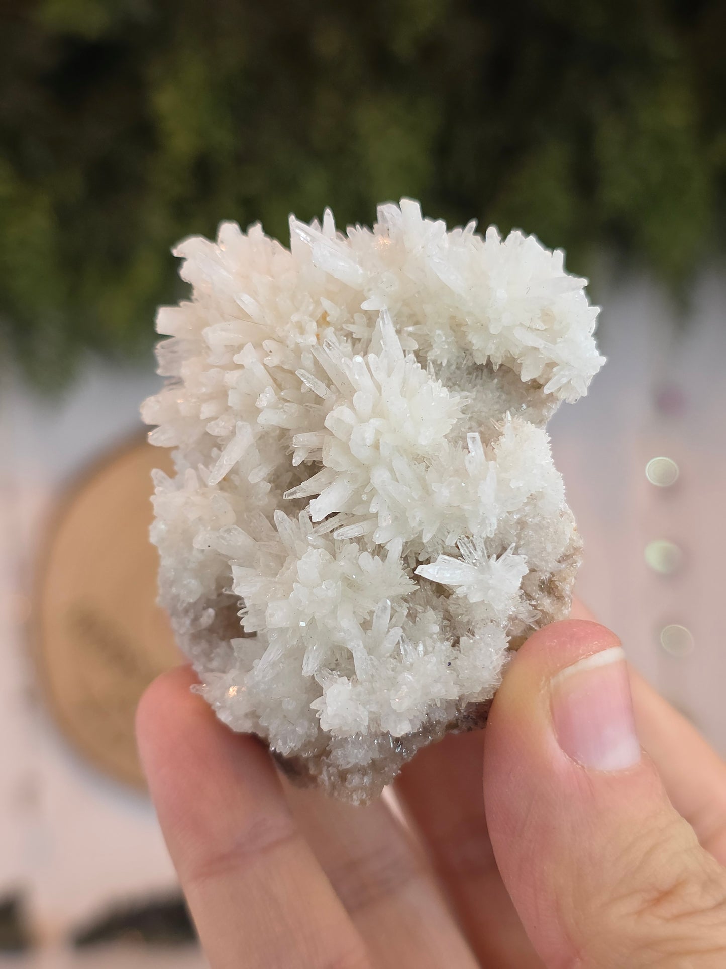 WHite Aragonite from Guizhou, China