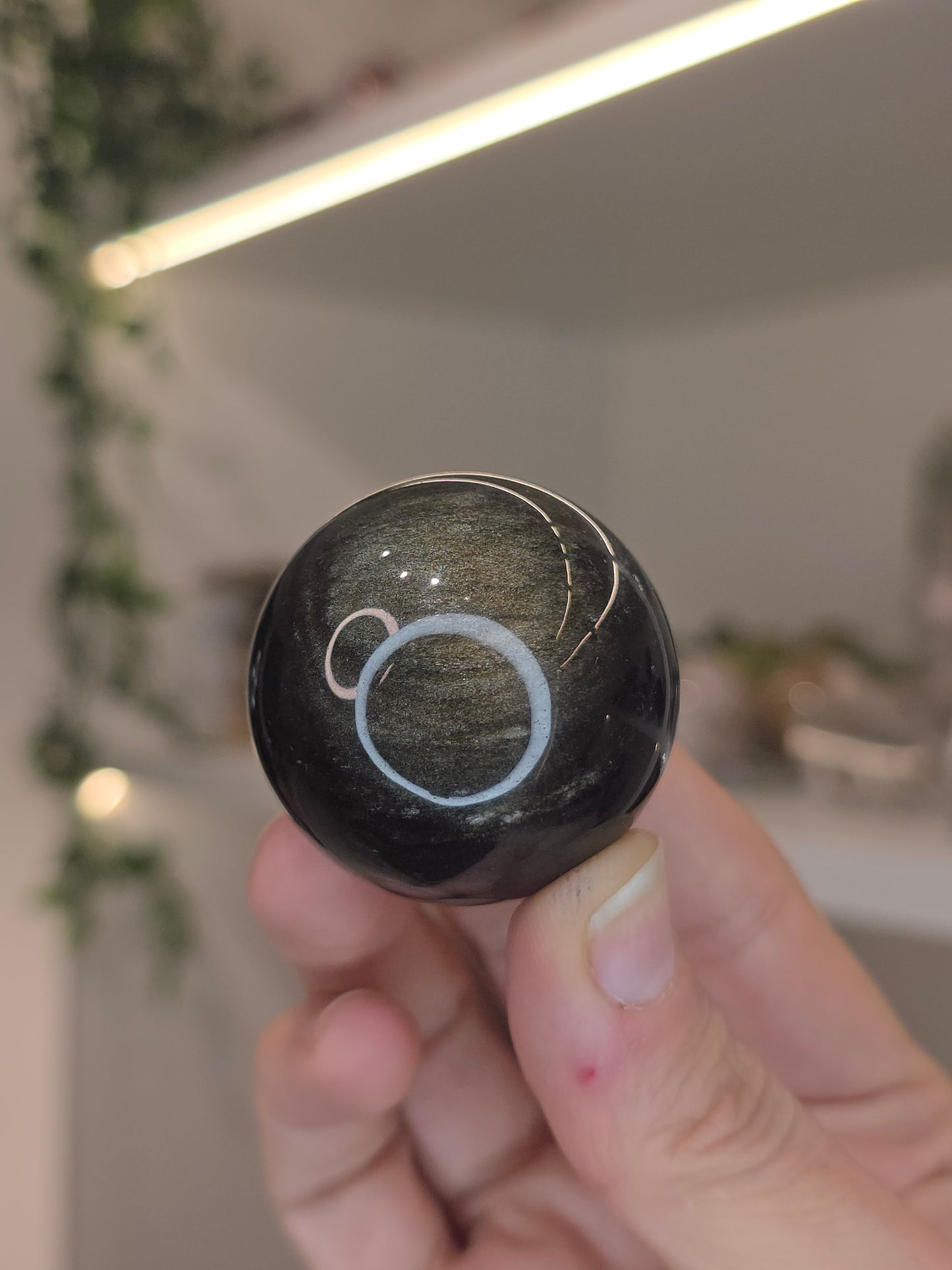 Gold Sheen Obsidian Sphere A