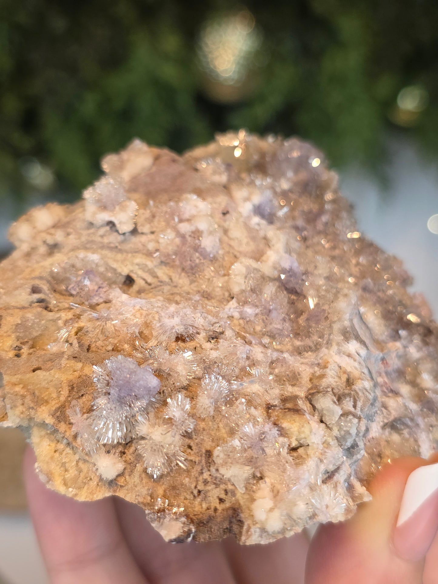 UV reactive Creedite with Fluorite from the Dachang Mine, Guizhou, China - MAS6119