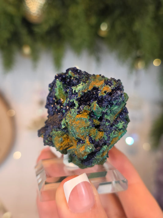 Azurite with Malachite from An Hui, China - MAS6067