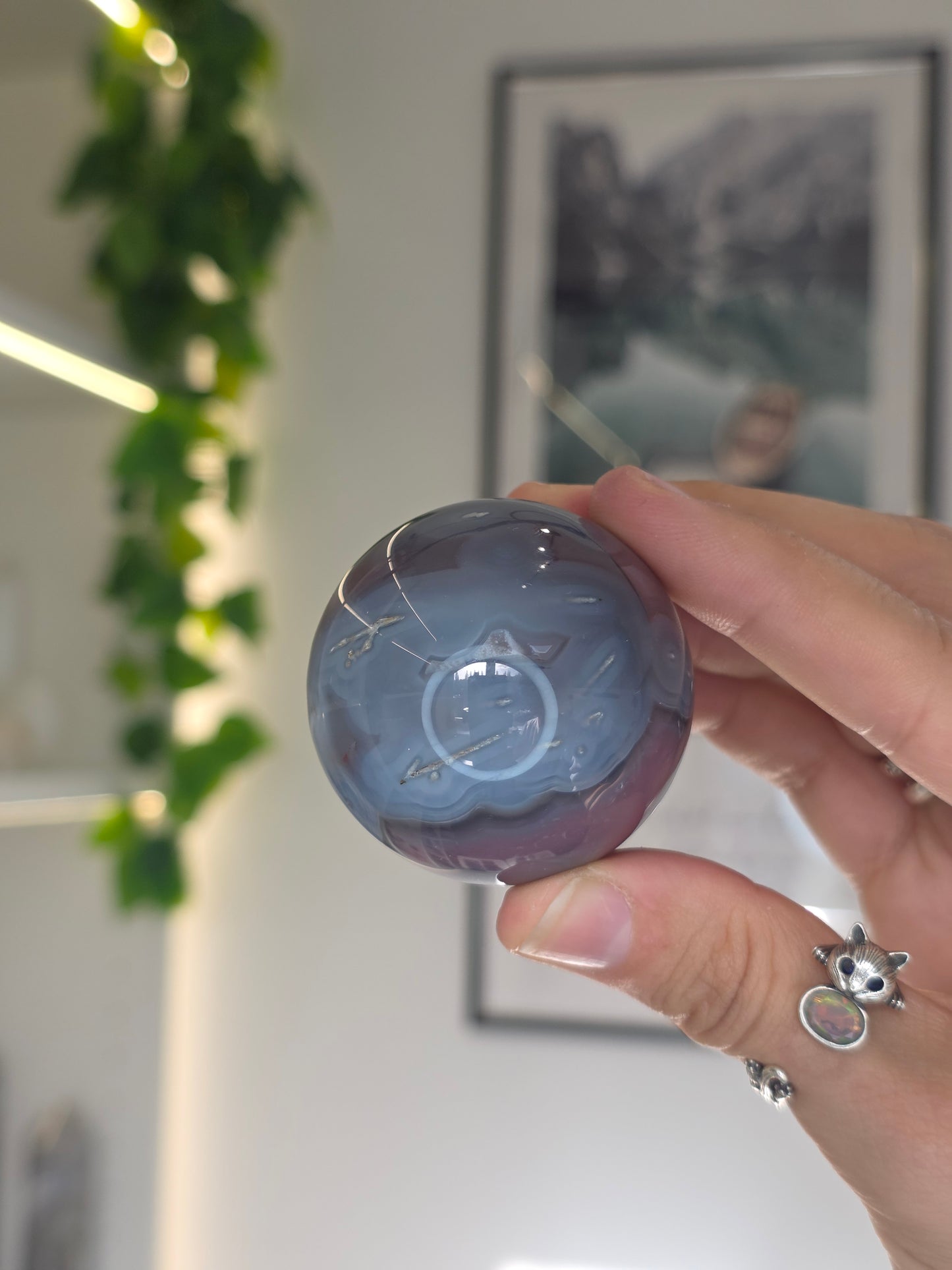 Swazi Agate Sphere from Mozambique - T