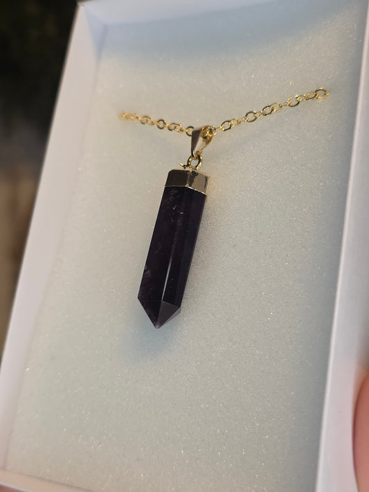 18ct Gold Plated Brazilian Ametrine Necklace