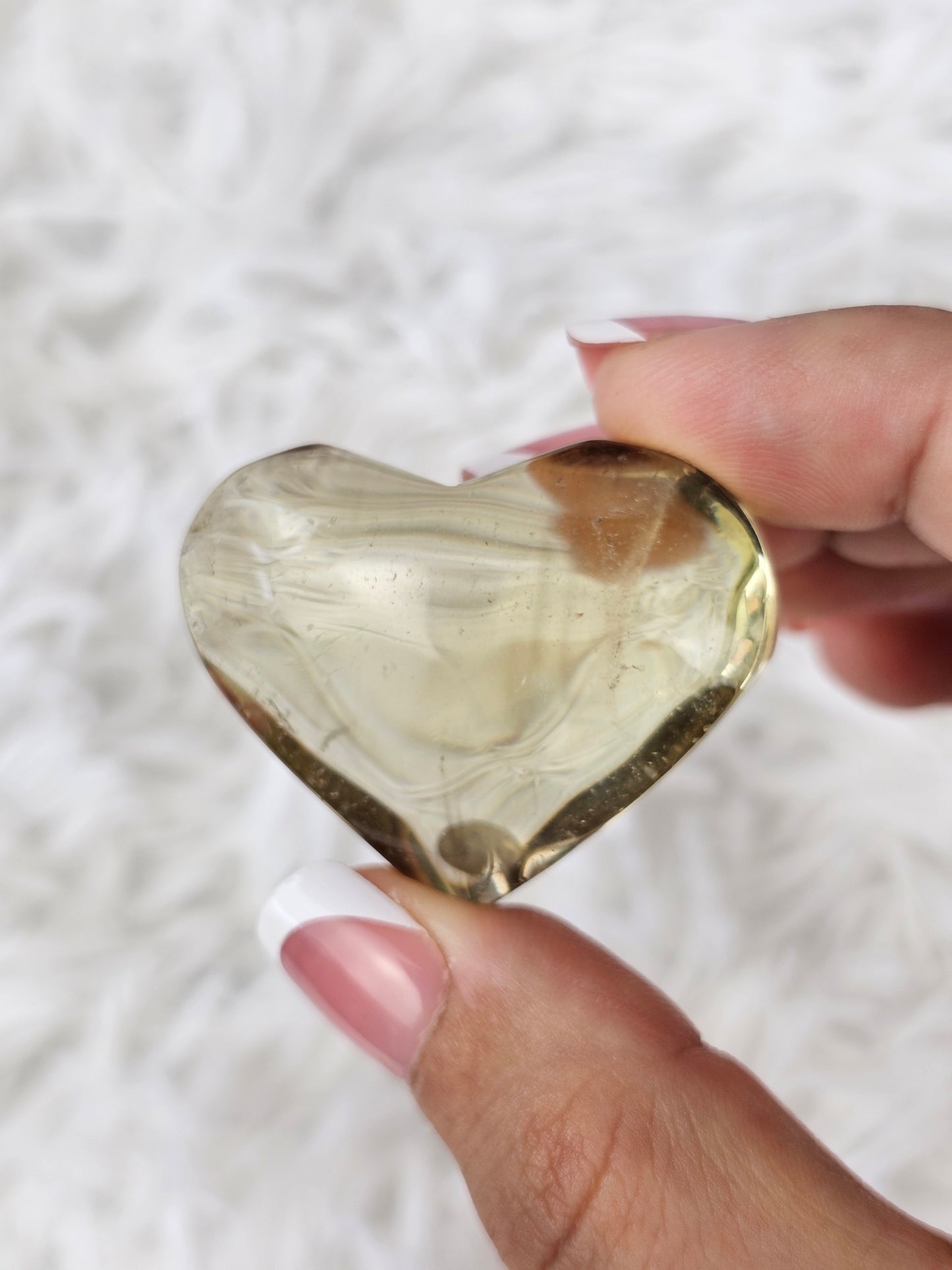 Citrine Heart Stone - MAS0750