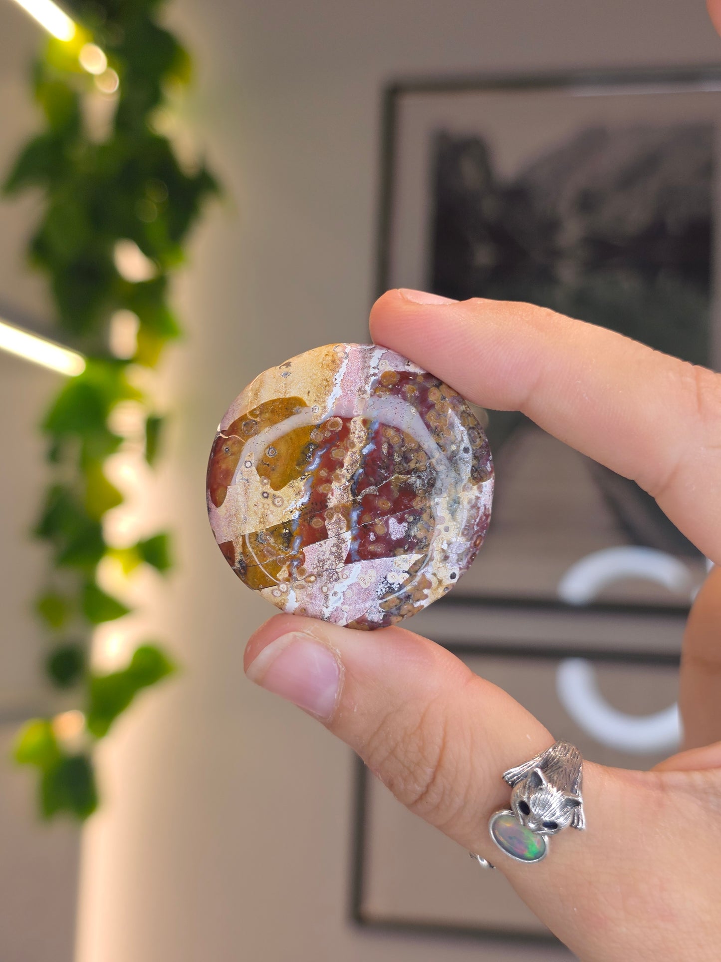 Madagascan Sea Jasper Buttons