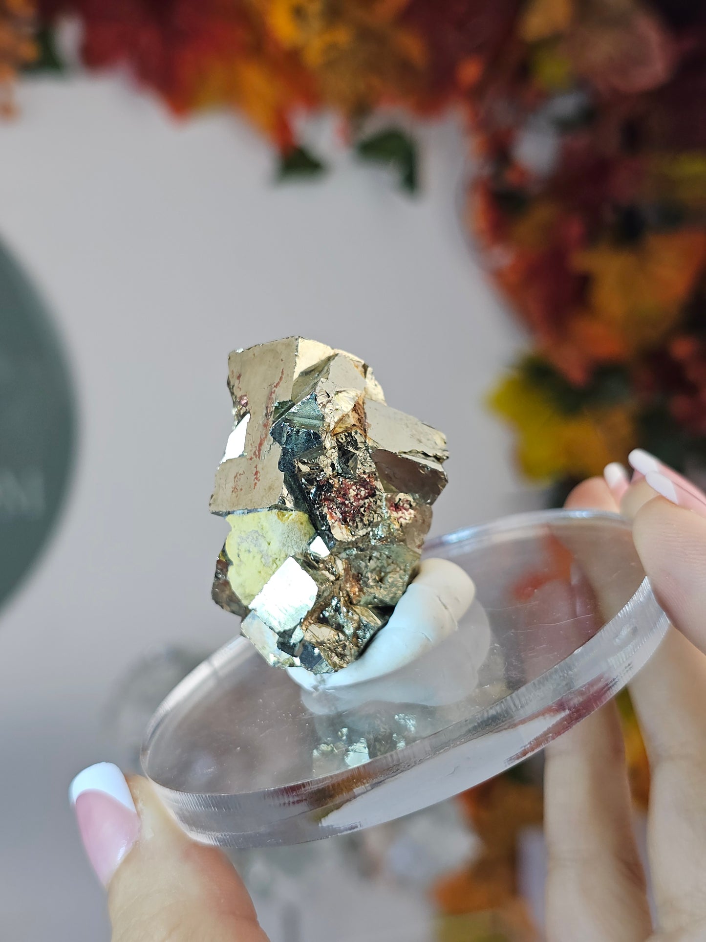 Cubic Pyrite C from the Shang Bao Mine, China - MAS1466