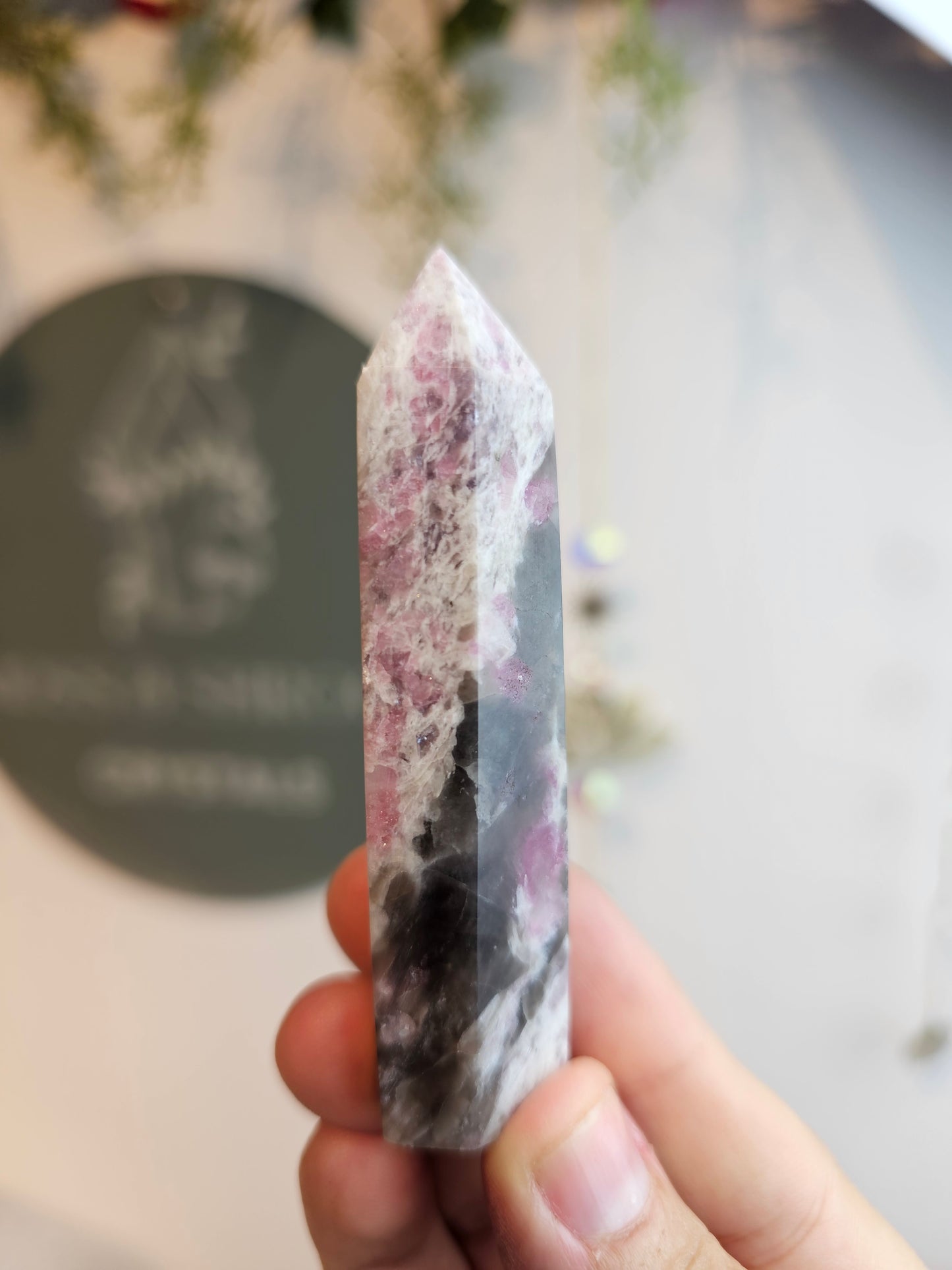 Plum Tourmaline Tower - MAS0906