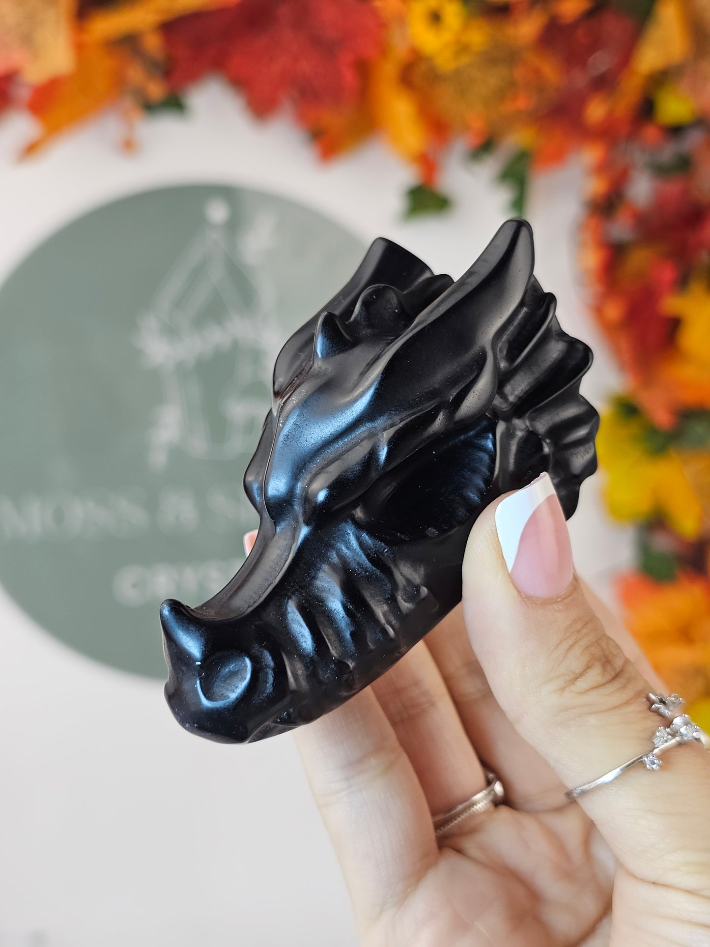 Obsidian Dragon Head - MAS3071