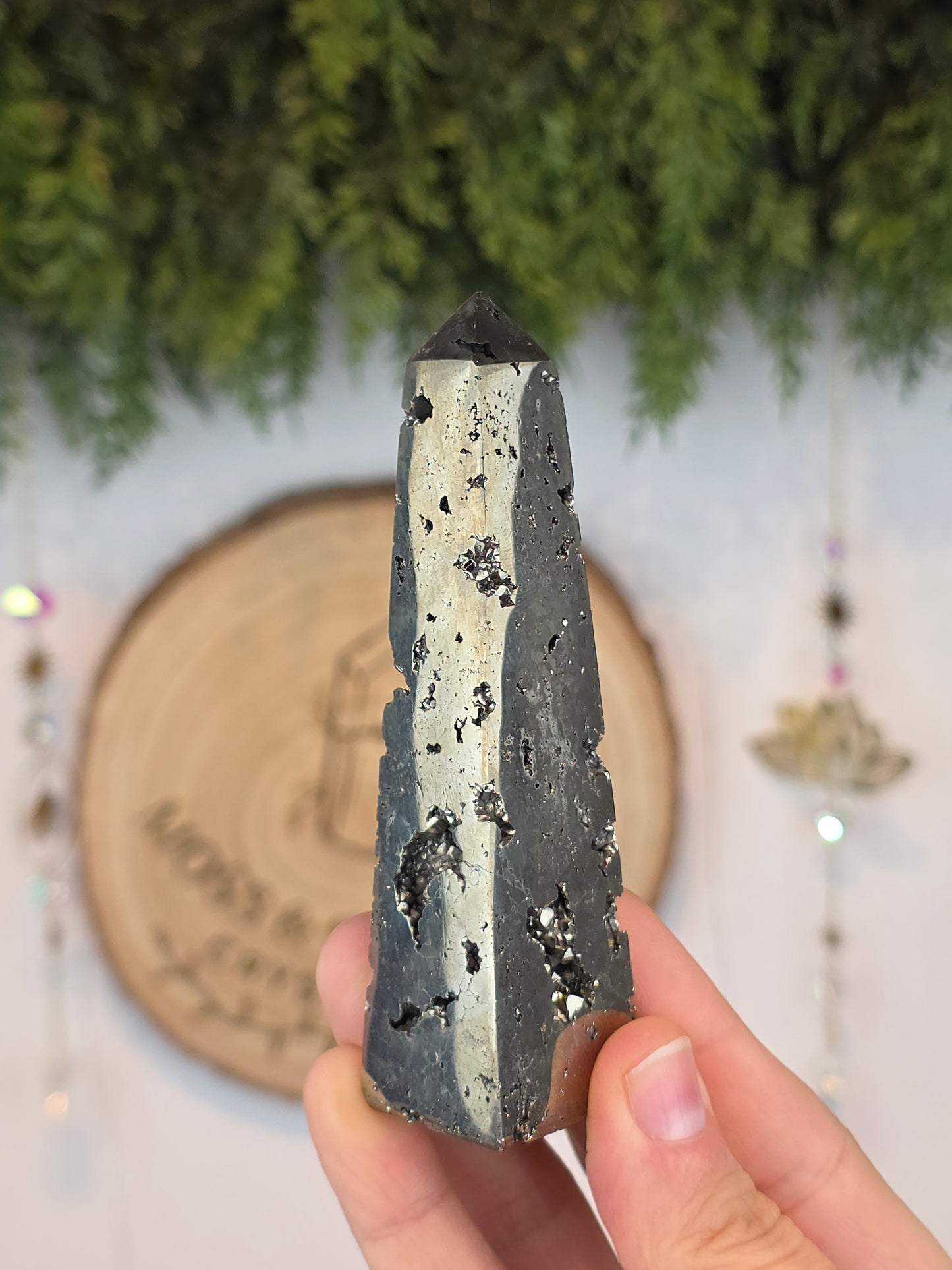 Peruvian Pyrite Obelisk A