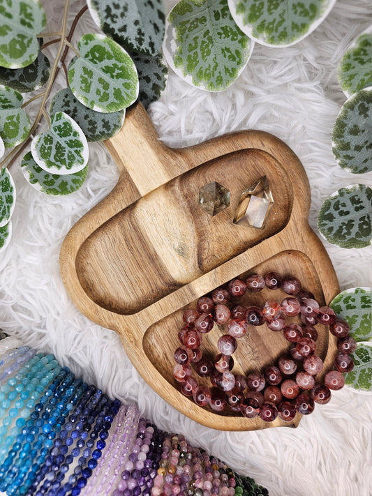 Fire Quartz 8mm Bead Bracelet - MAS1010l1