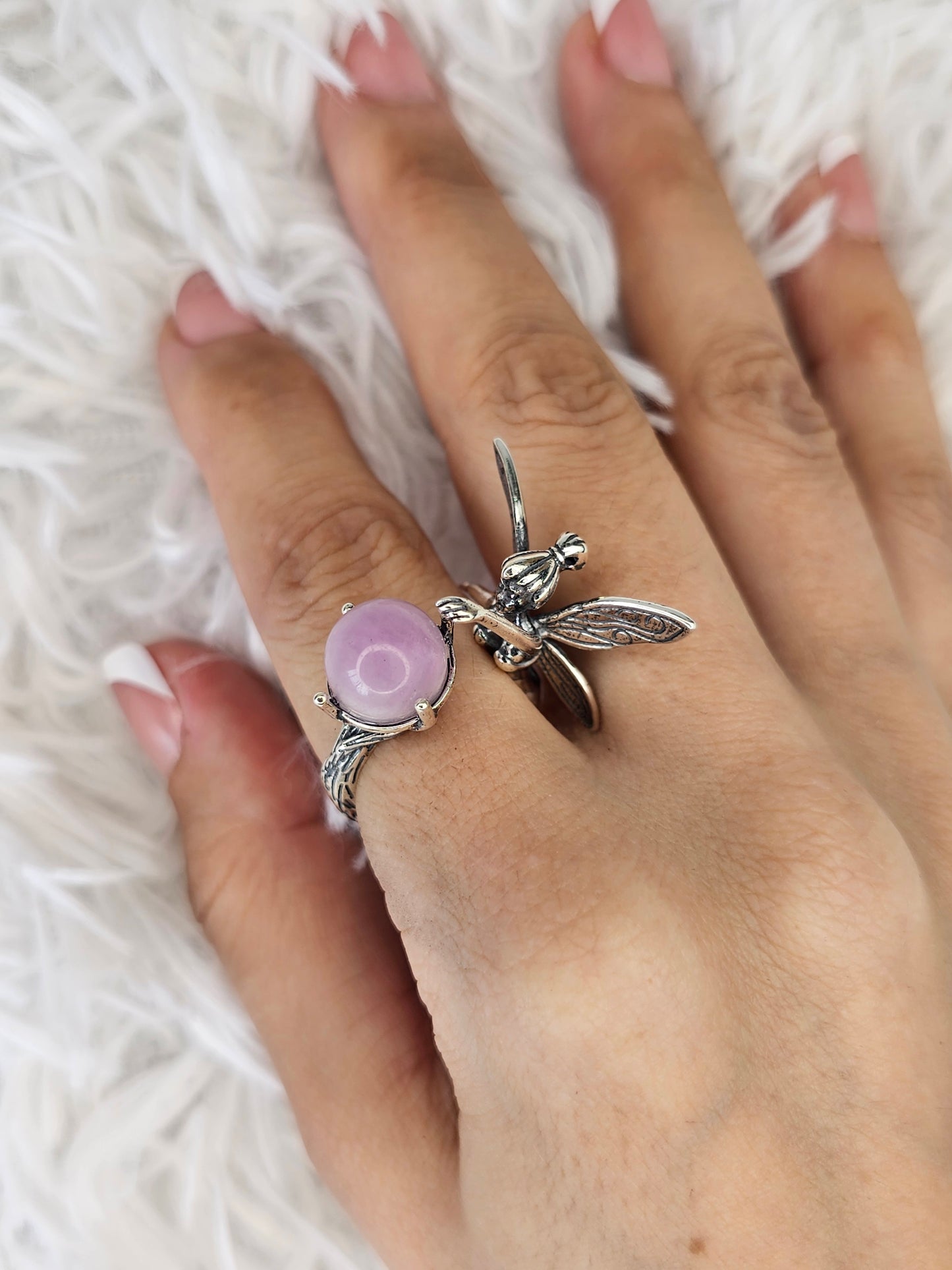S925 Silver Adjustable Fairy Ring - MAS0925